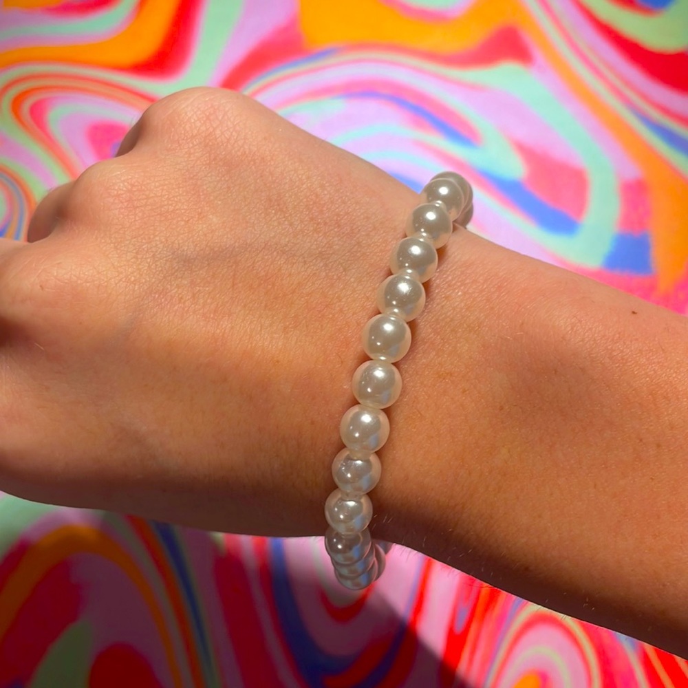 Peal beaded bracelet !! 💋